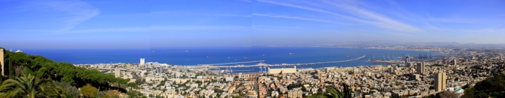 Panorama of Haifa from Mt. Carmel