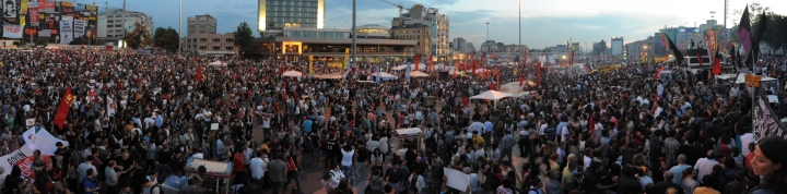 Protesters Gather in Taksim Square - Istanbul