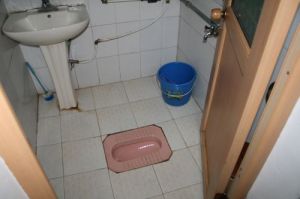 Standard 'hole-in-the-ground' Toilet