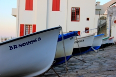 Docked boats in Biarritz