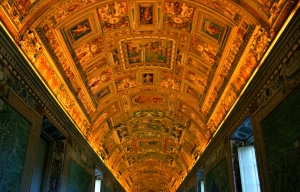 Ceiling of the Vatican Museum (Not the Sistine Chapel)