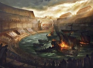 A Sea Battle in the Colosseum