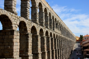 The Roman Aqueduct at Segovia