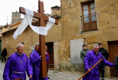 The Men Take Turns Carrying the Cross