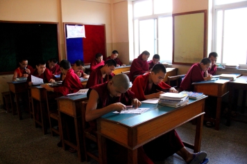 Fifth Grade Monks in Class