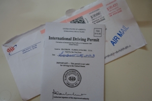 A AAA International Driver's Permit