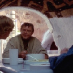 Luke, Owen, and Beru at their Dining Room Table (1977)